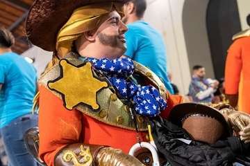 Final del concurso de murgas del Carnaval capitalino de 2019 (Foto TA)